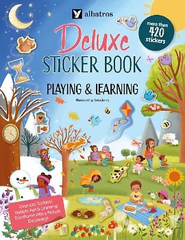 Playing and Learning. Deluxe Sticker Book