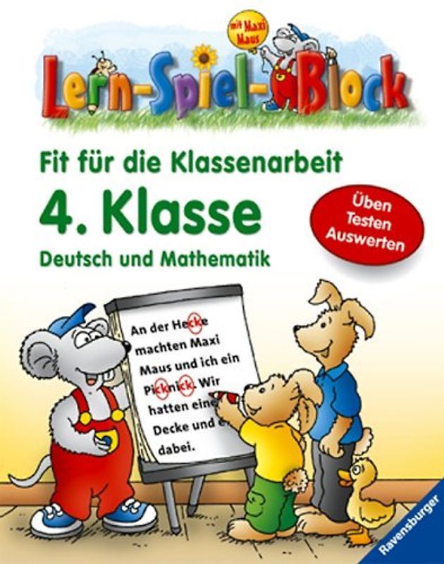 Fit für die Klassenarbeit (4. Klasse): Deutsch und Mathematik