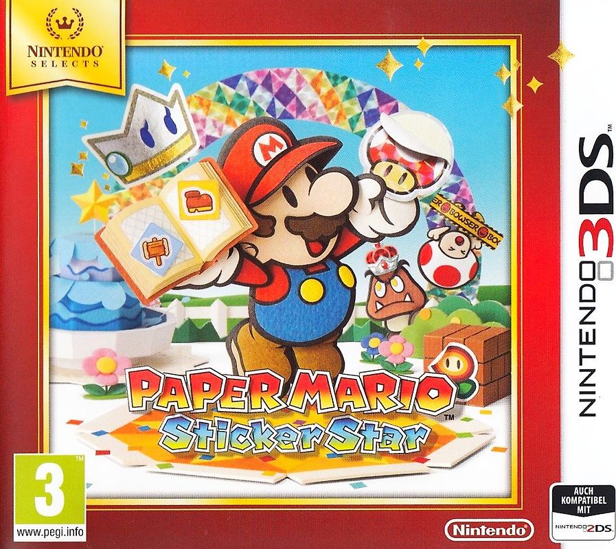Paper Mario: Sticker Star [Nintendo Selects, EU Import] Nintendo 3DS