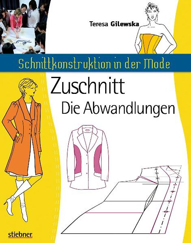 Schnittkonstruktion in der Mode - Schnittabwandlungen. Schnittmuster selbst erstellen auf Basis von Grundschnitten. Maßschneiderei einfach erklärt. Schnittmuster anpassen und selbst entwickeln.