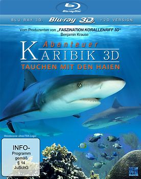 Abenteuer Karibik 3D - Tauchen mit den Haien [3D Blu-ray] 3D Blu-ray Disc
