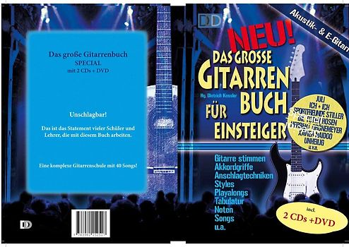 Das grosse Gitarrenbuch mit 2 CDs + DVD