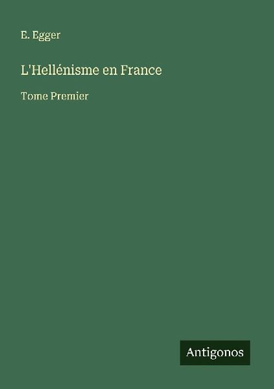 L'Hellénisme en France