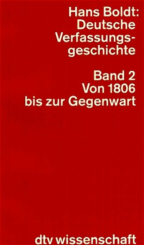 Deutsche Verfassungsgeschichte. Politische Strukturen und ihr Wandel