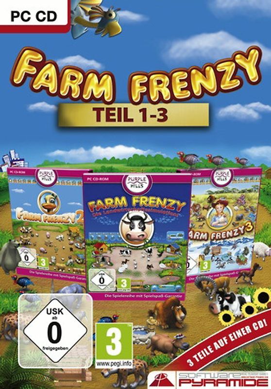 Farm Frenzy Teil 1-3 PC Spiele