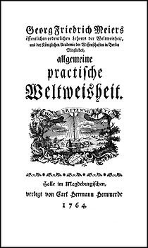 Allgemeine practische Weltweisheit