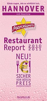 Marcellino's Restaurant Report Hannover 2010/2011 - Edition Pink-Champagne