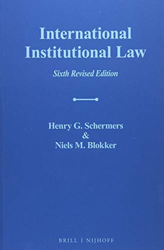 International Institutional Law