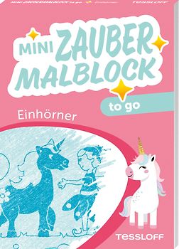 Mini Zaubermalblock to go. Einhörner
