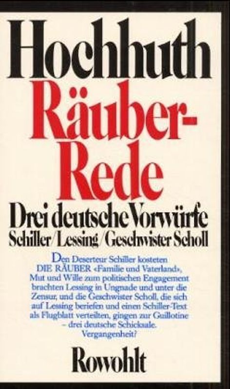 Räuber-Rede