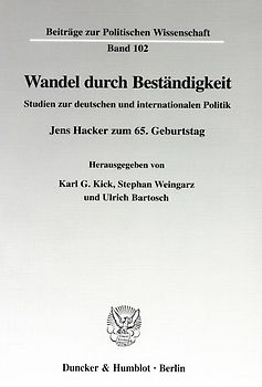 Wandel durch Beständigkeit.