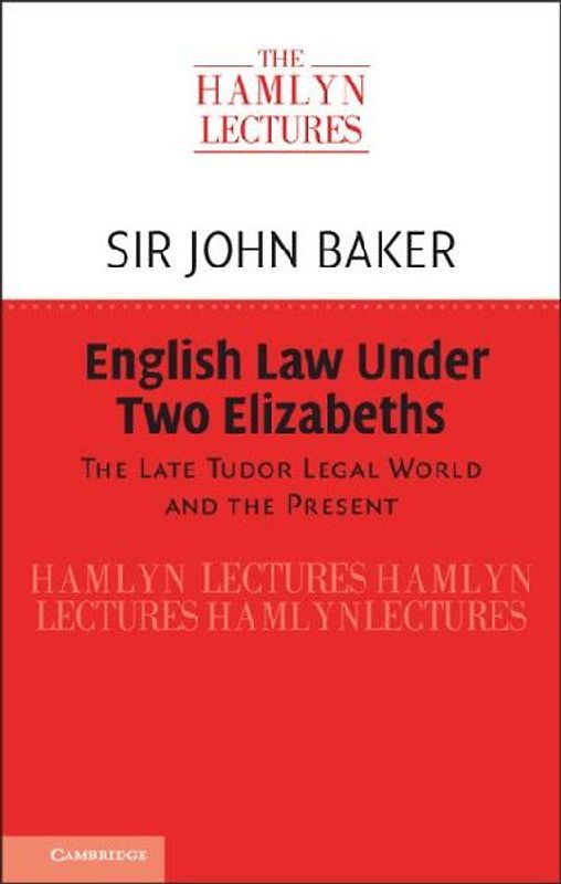 English Law Under Two Elizabeths