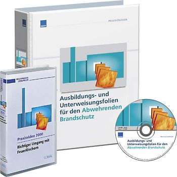 Ausbildungs- und Unterweisungsfolien für den abwehrenden Brandschutz /Richtiger Umgang mit Feuerlöschern (Video)
