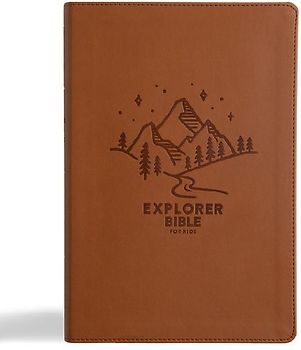 KJV Explorer Bible for Kids, Brown Leathertouch