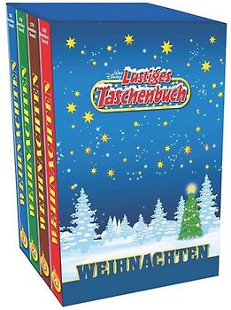 Lustiges Taschenbuch Weihnachten Band 1 - 4 im Schuber