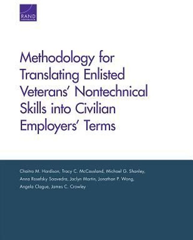 Methodology for Translating Enlisted Veterans' Nontechnical Skills into Civilian Employers' Terms
