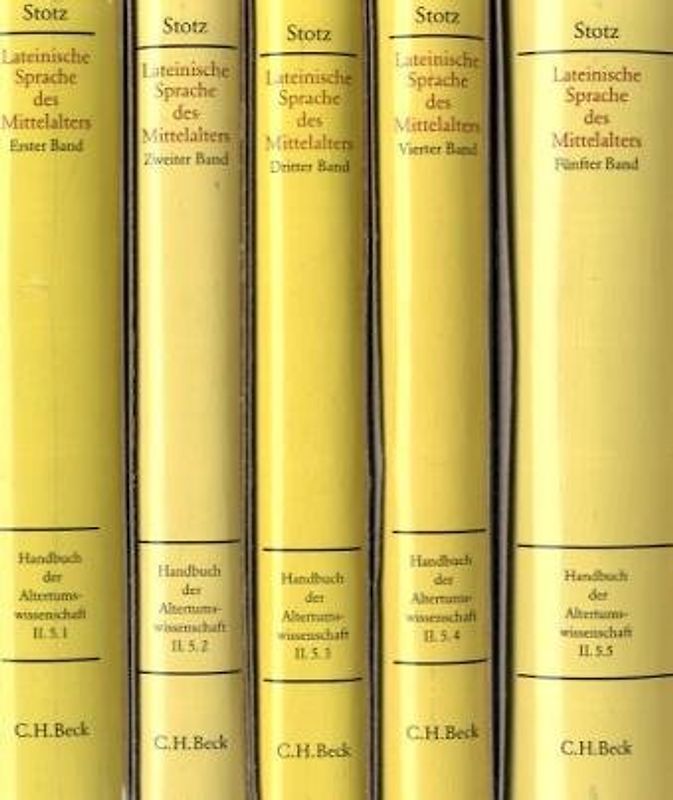 Handbuch zur lateinischen Sprache des Mittelalters