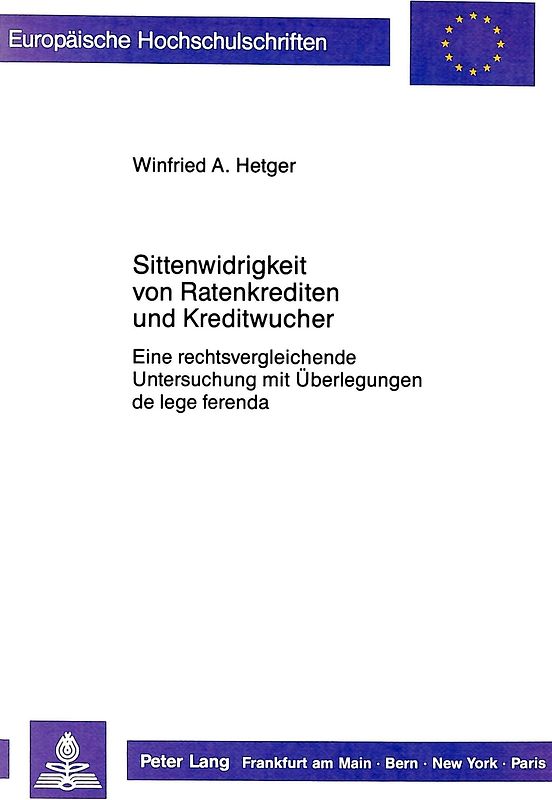 Sittenwidrigkeit von Ratenkrediten und Kreditwucher