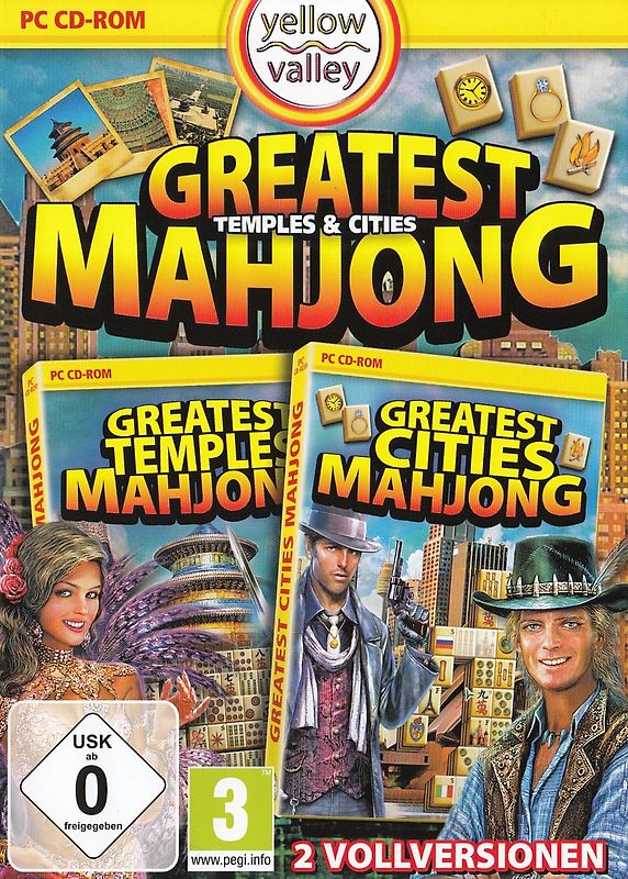 Greatest Cities Mahjong & Greatest Temples Mahjong [Yellow Valley] PC Spiele