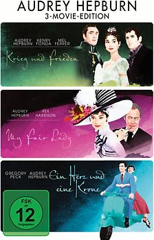 Audrey Hepburn DVD Edition (3 DVDs) * My Fair Lady / Krieg und Frieden / Ein Herz und eine Krone DVD
