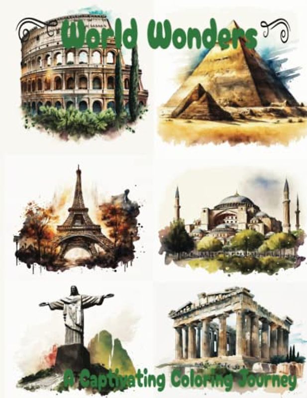 World Wonders: A Captivating Coloring Journey