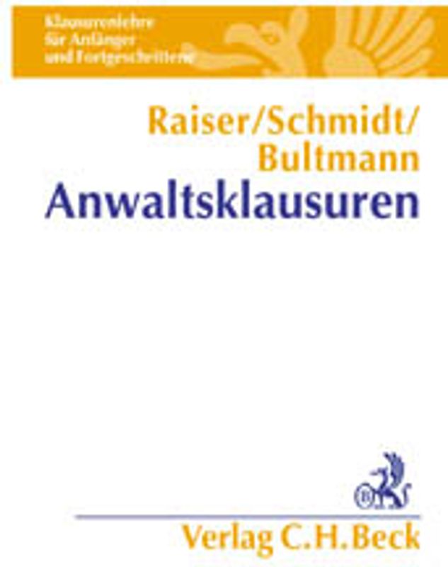 Anwaltsklausuren