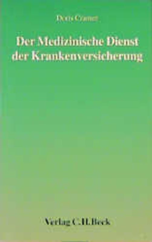 Der medizinische Dienst der Krankenversicherung