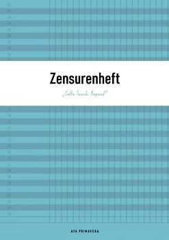Zensurenheft – Coffe Teach Repeat: Notenheft für Lehrer, A4 Doppelseiten mit übersichtlichen Notenlisten