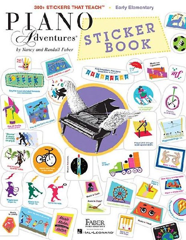Piano Adventures Sticker Book