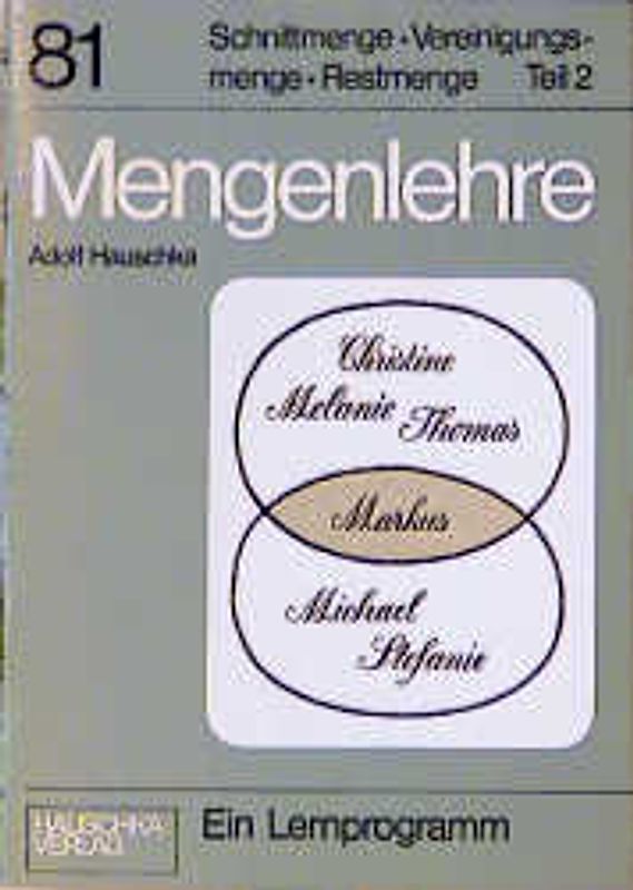 Einführung in die Mengenlehre / Mengenlehre I