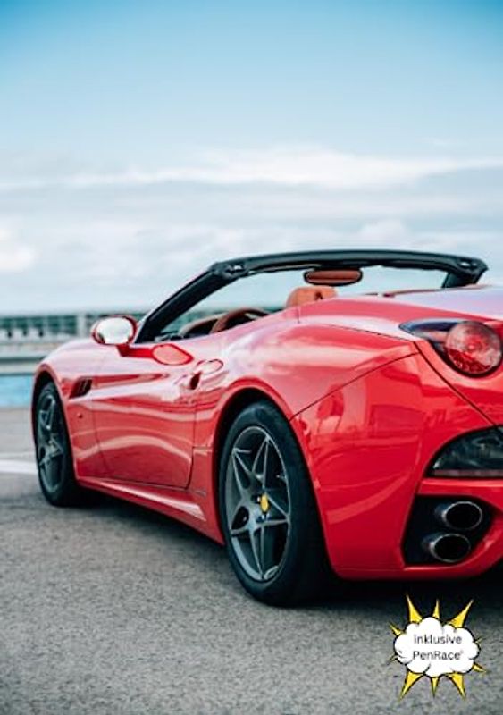 Auto Hausaufgabenheft für alle die Rennwagen, Sportwagen und Autorennen mögen: A5 : komplettes Schuljahr : inklusive PenRace©, dem spannenden Rennspiel für die große Pause