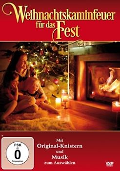 Weihnachtskaminfeuer für das Fest DVD