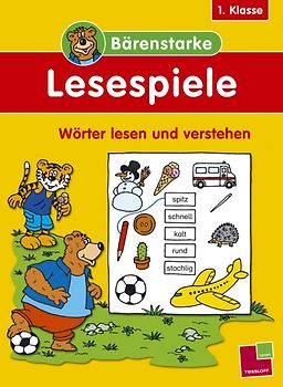 Bärenstarke Lesespiele 1. Klasse: Wörter lesen und verstehen