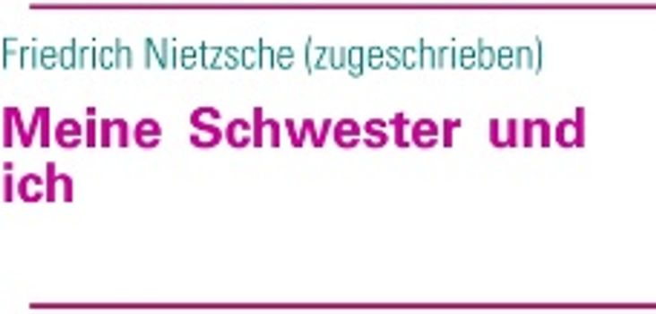 Meine Schwester und ich