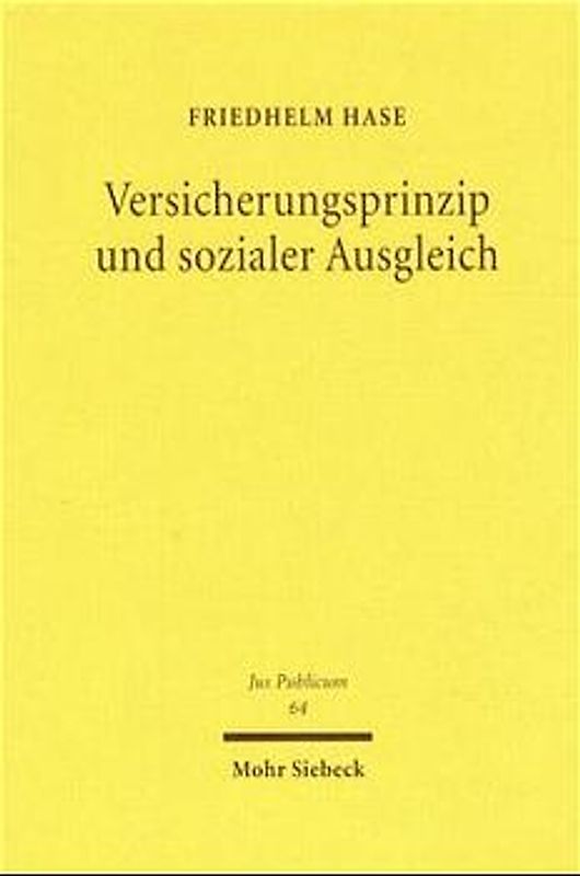 Versicherungsprinzip und sozialer Ausgleich