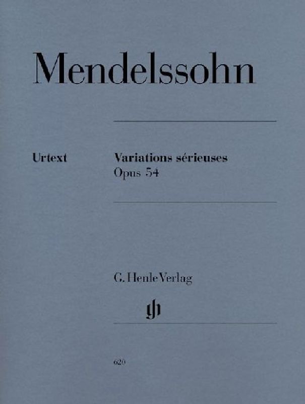 MENDELSSOHN - Variaciones Serias Op.54 para Piano (Kullak) - MENDELSSOHN