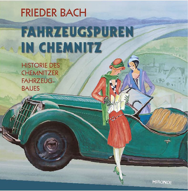 Fahrzeugspuren in Chemnitz