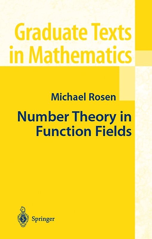 Number Theory in Function Fields