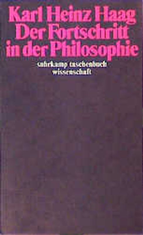 Der Fortschritt in der Philosophie