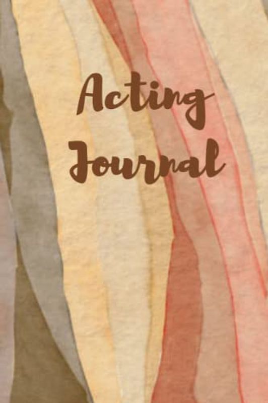 Actor Journal: Multi-Color Lave Flow Pattern