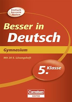Besser in der Sekundarstufe I - Gymnasium / 5. Schuljahr - Übungsbuch mit separatem Lösungsheft (20 S.)