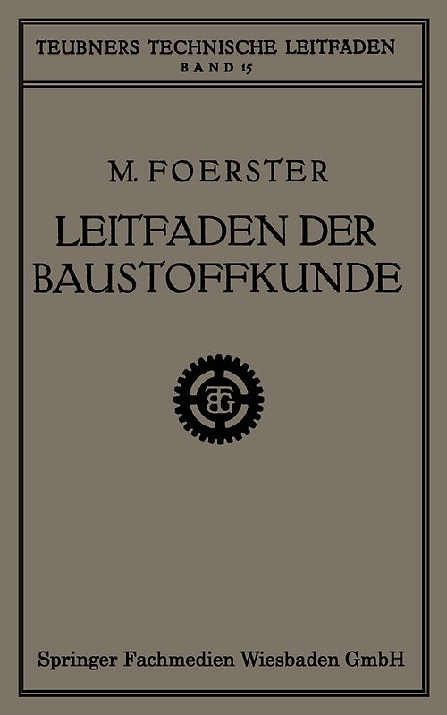 Leitfaden der Baustoffkunde