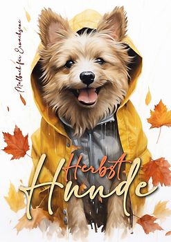 Herbst Hunde Malbuch für Erwachsene
