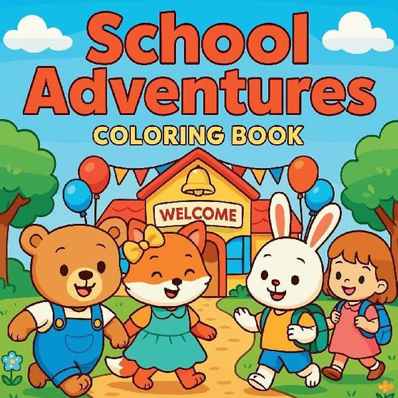 School Adventures - Coloring Book