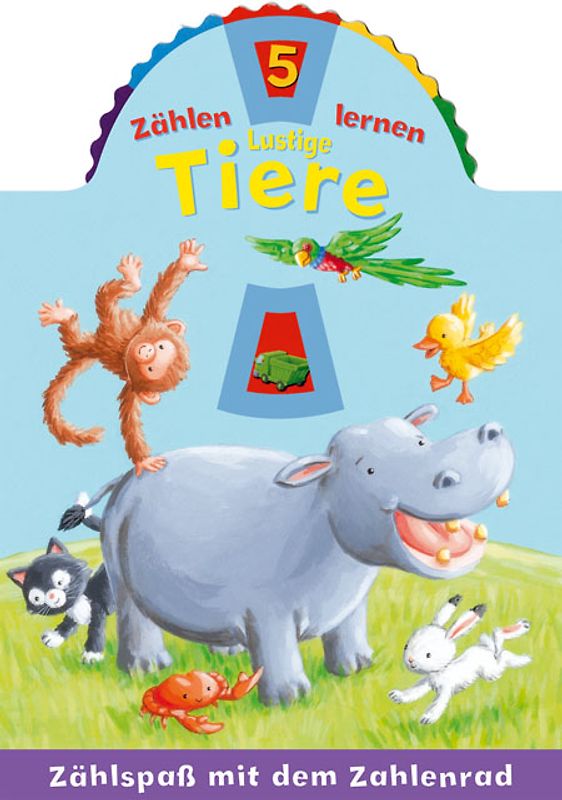 Lustige Tiere. Zählen lernen