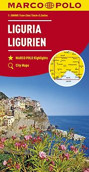 MARCO POLO Regionalkarte Italien 05 Ligurien 1:200.000