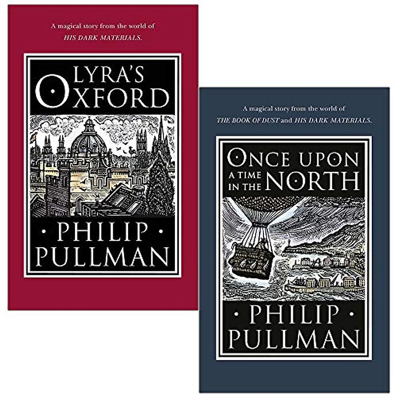 Philip Pullman His Dark Materials Collection 2 Books Set (Lyra's Oxford, Once Upon a Time in the North)