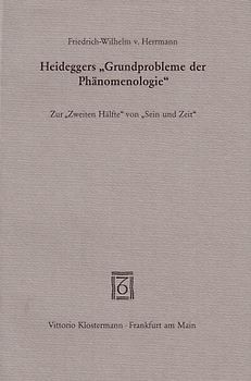 Heideggers "Grundprobleme der Phänomenologie"