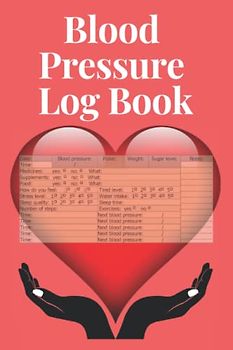 Blood Pressure Log Book: tracking heart | Causes Of High Blood Pressure | Statistics | Symptoms | Vital Daily Solution | Easy Reading | Attached | Medicine | Caregiver | Chart | small