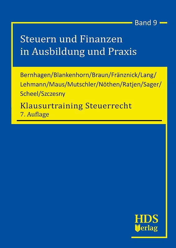 Klausurtraining Steuerrecht
